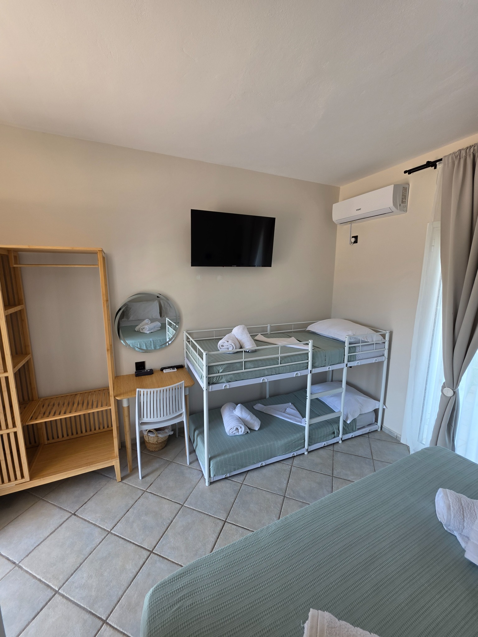 Family room with bunk beds