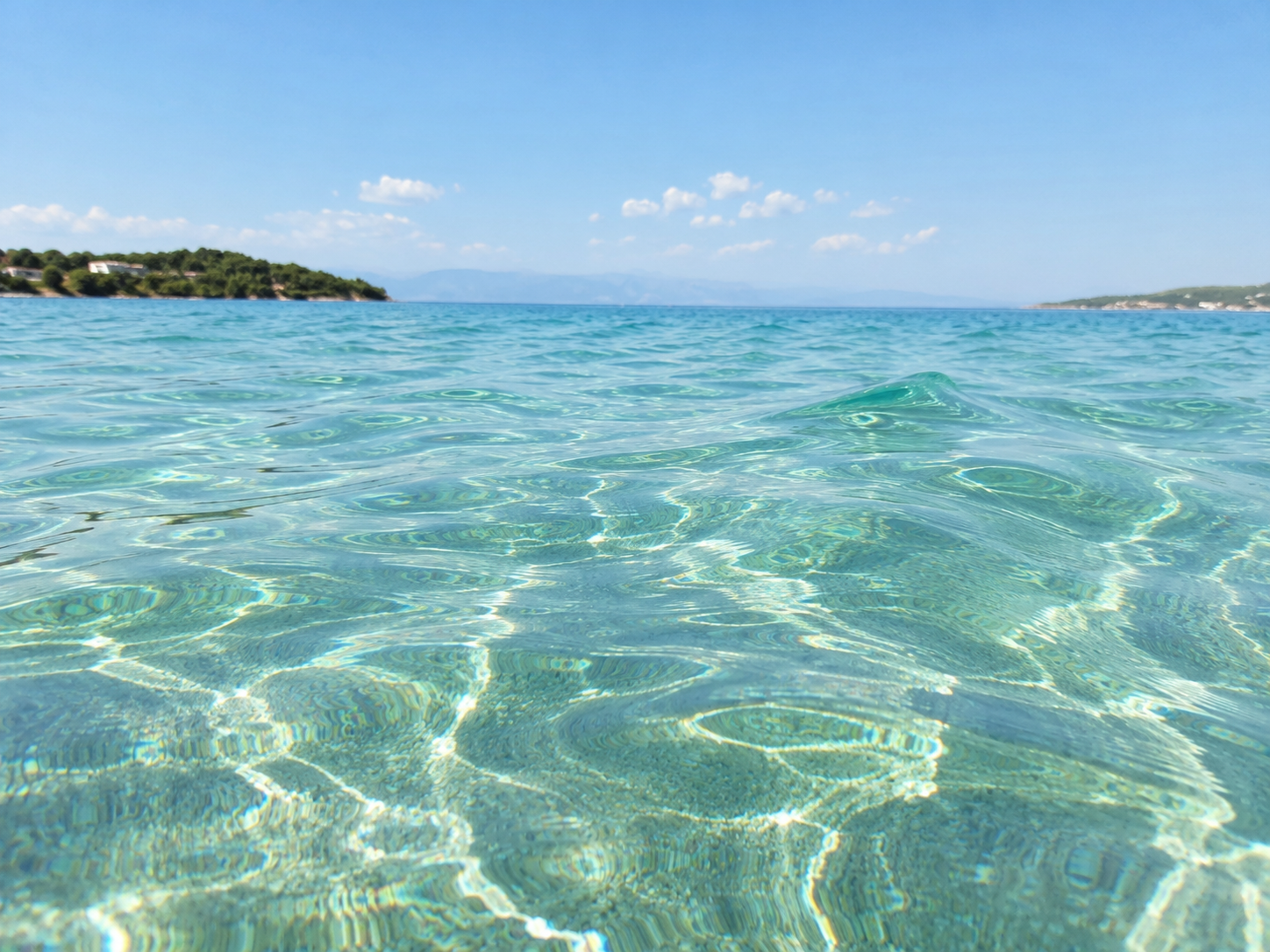 Crystal-clear turquoise water at Magenta Beach